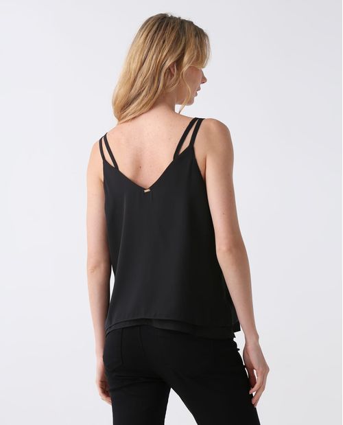 Camisa para mujer blanca fluida esencial