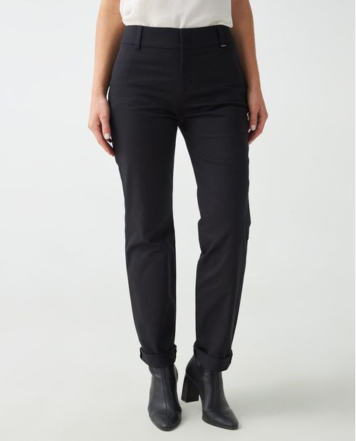 Pantalón para mujer estilo chino Recto