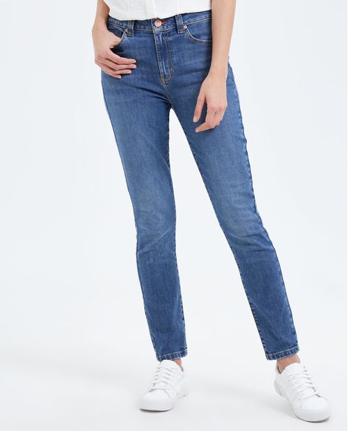 Jean Skinny de tiro alto para mujer