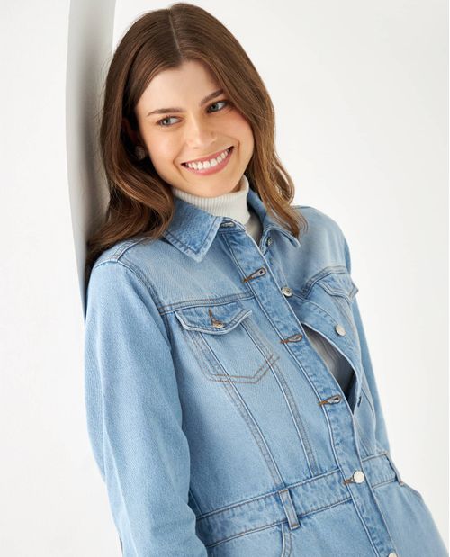 Vestido en denim para mujer