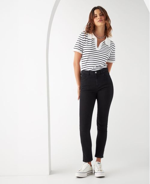 Jean Skinny cinco bolsillos para mujer