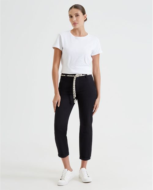 Pantalón con bota recta para mujer