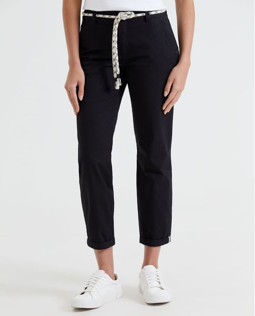 Pantalón con bota recta para mujer