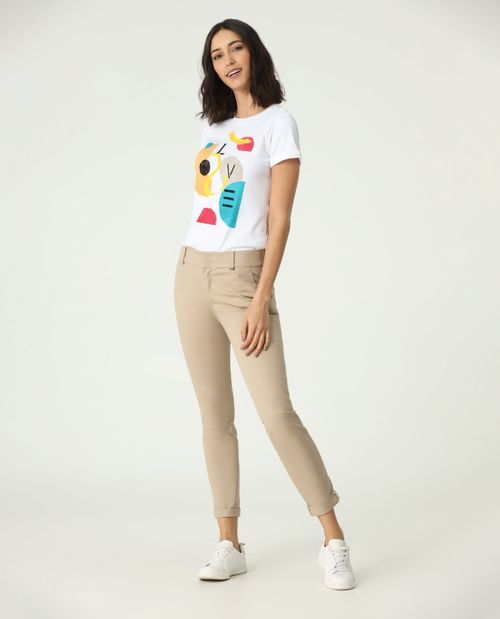 Pantalón para mujer estilo chino Skinnny