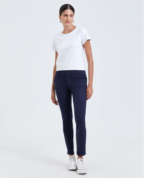 Pantalón para mujer estilo chino Skinnny