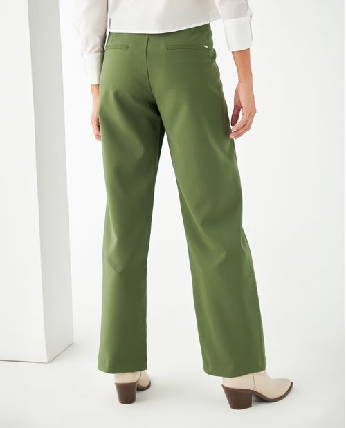 Pantalón clásico de color para mujer