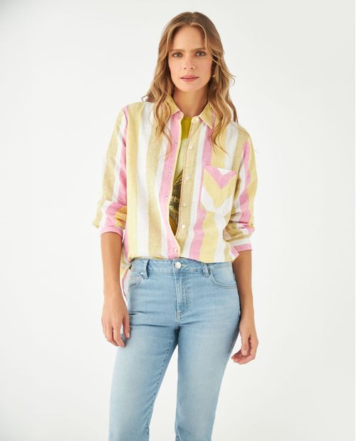 Camisa manga larga para mujer