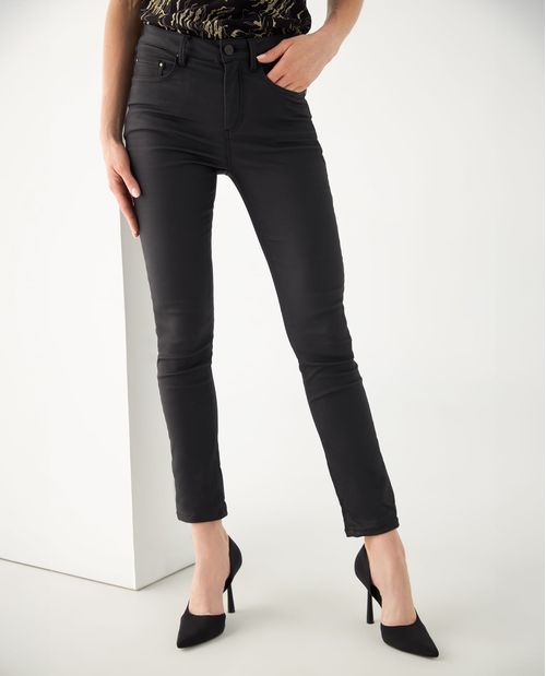 Pantalón skinny tipo cuero para mujer