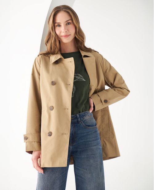 Abrigo tipo Trench para mujer