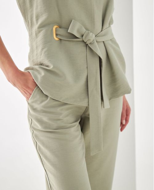 Camisa tipo chaleco para mujer