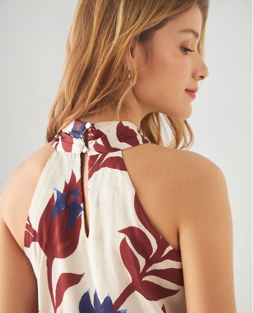 Camisa estampada para mujer