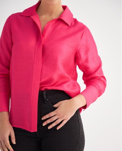 Camisa con detalles brillantes para mujer