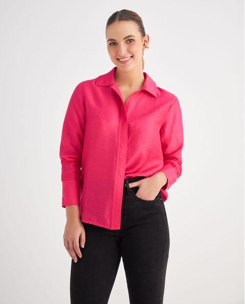Camisa con detalles brillantes para mujer