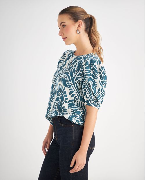 Camisa estampada para mujer