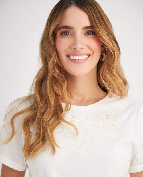ESPRIT Camicia Donna In Cotone Con Cuciture A Contrasto - Colletto Classico E Polsini Con Bottone