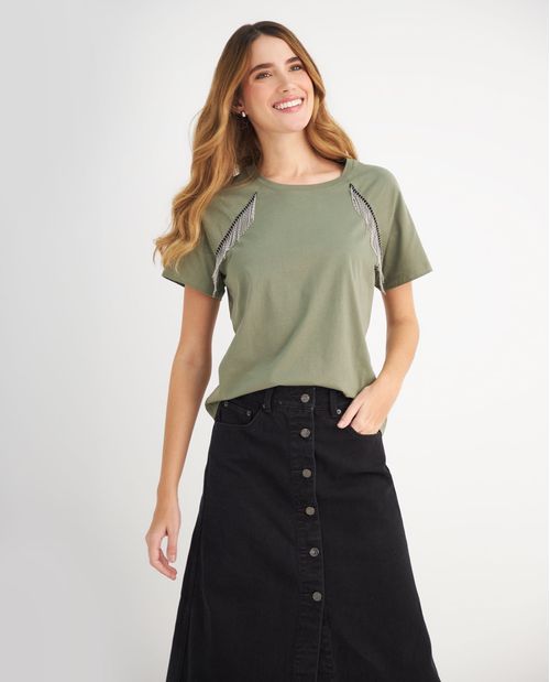 Camiseta manga corta para mujer