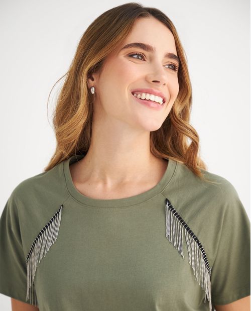 Camiseta manga corta para mujer