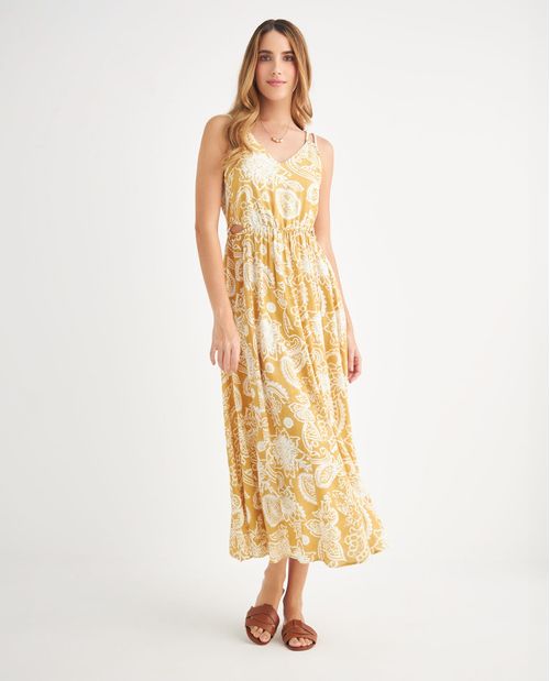 Vestido con detalles cut out para mujer