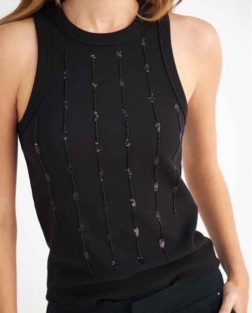 Camiseta tipo esqueleto para mujer