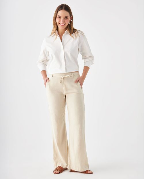 Pantalón de bota recta para mujer