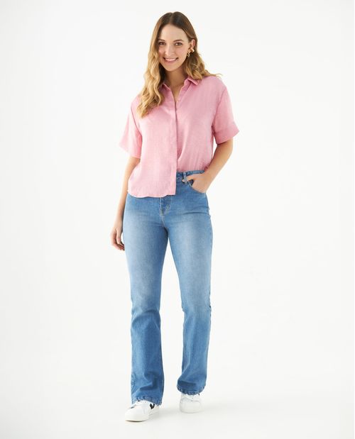 Camisa de manga corta para mujer