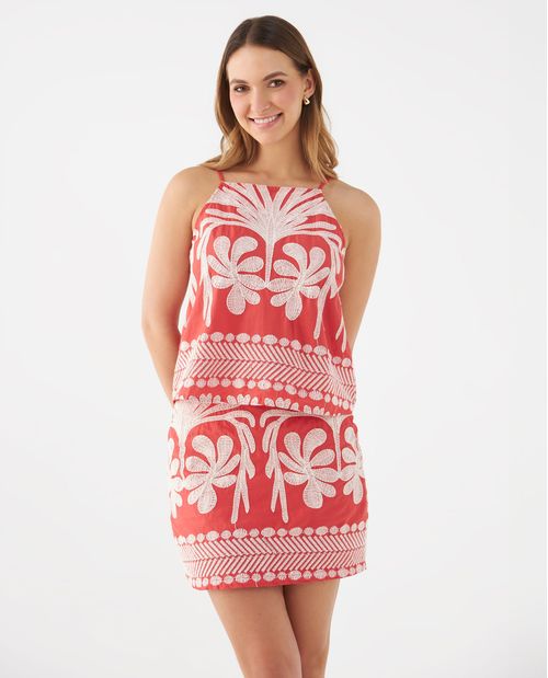 Camisa con diseños bordados para mujer