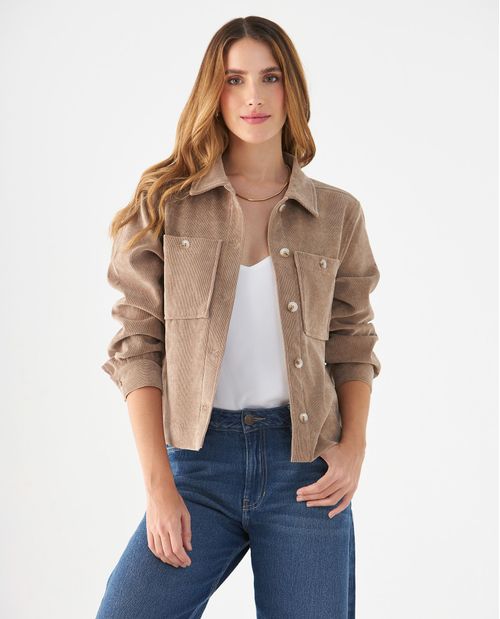 Chaqueta en corduroy para mujer