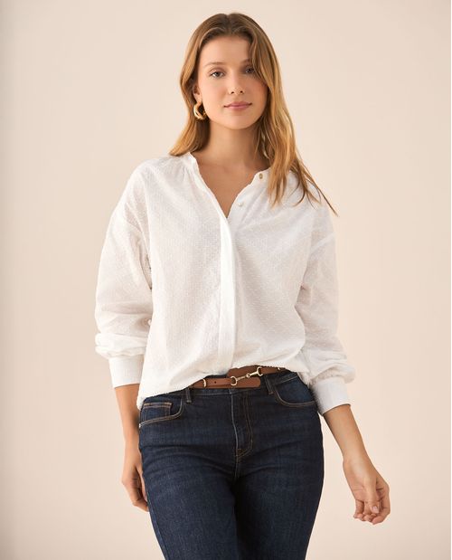 Camisa de manga 3/4 para mujer