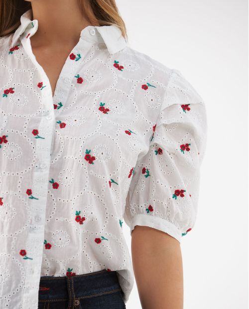 Camisa manga corta para mujer