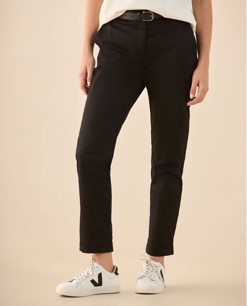 Pantalón con guardapolvo el ruedo para mujer