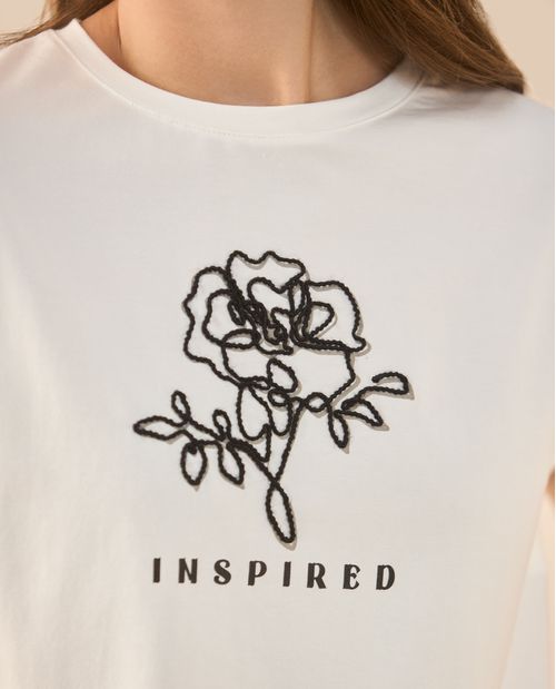 Camiseta estampada para mujer