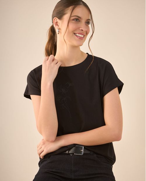 Camiseta manga corta para mujer