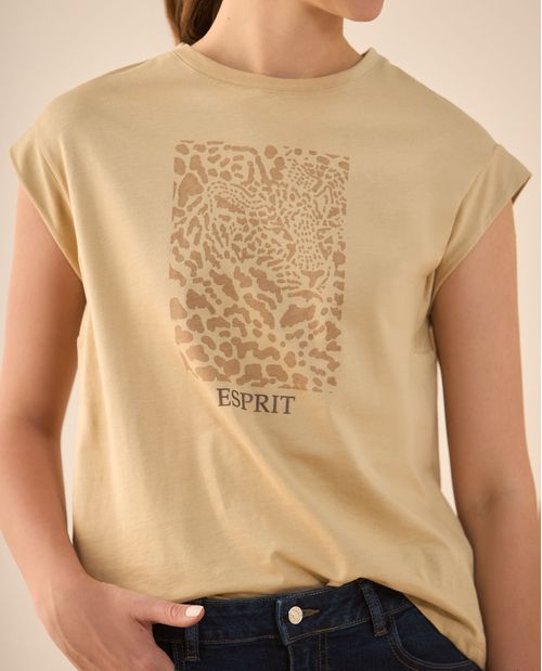 Camiseta de silueta tradicional para mujer