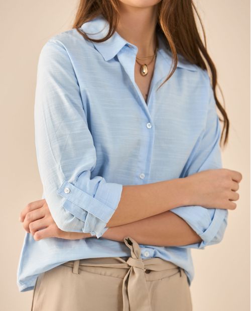 Camisa manga larga para mujer