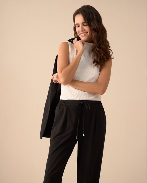 Camiseta en rib para mujer