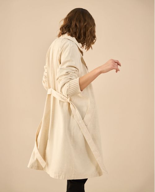 Chaqueta tipo abrigo para mujer