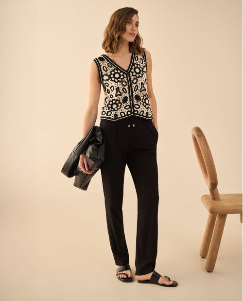 Pantalón de bota recta para mujer