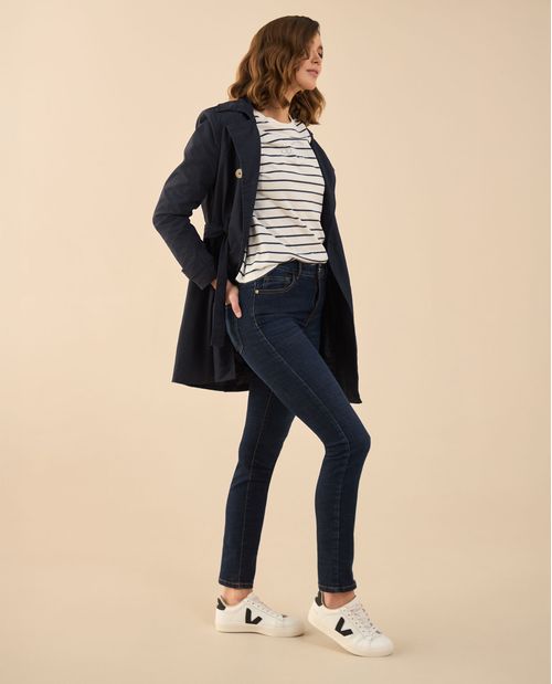 Jean Skinny de tono oscuro para mujer