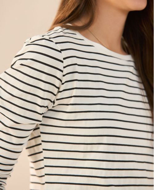 Camiseta a rayas para mujer