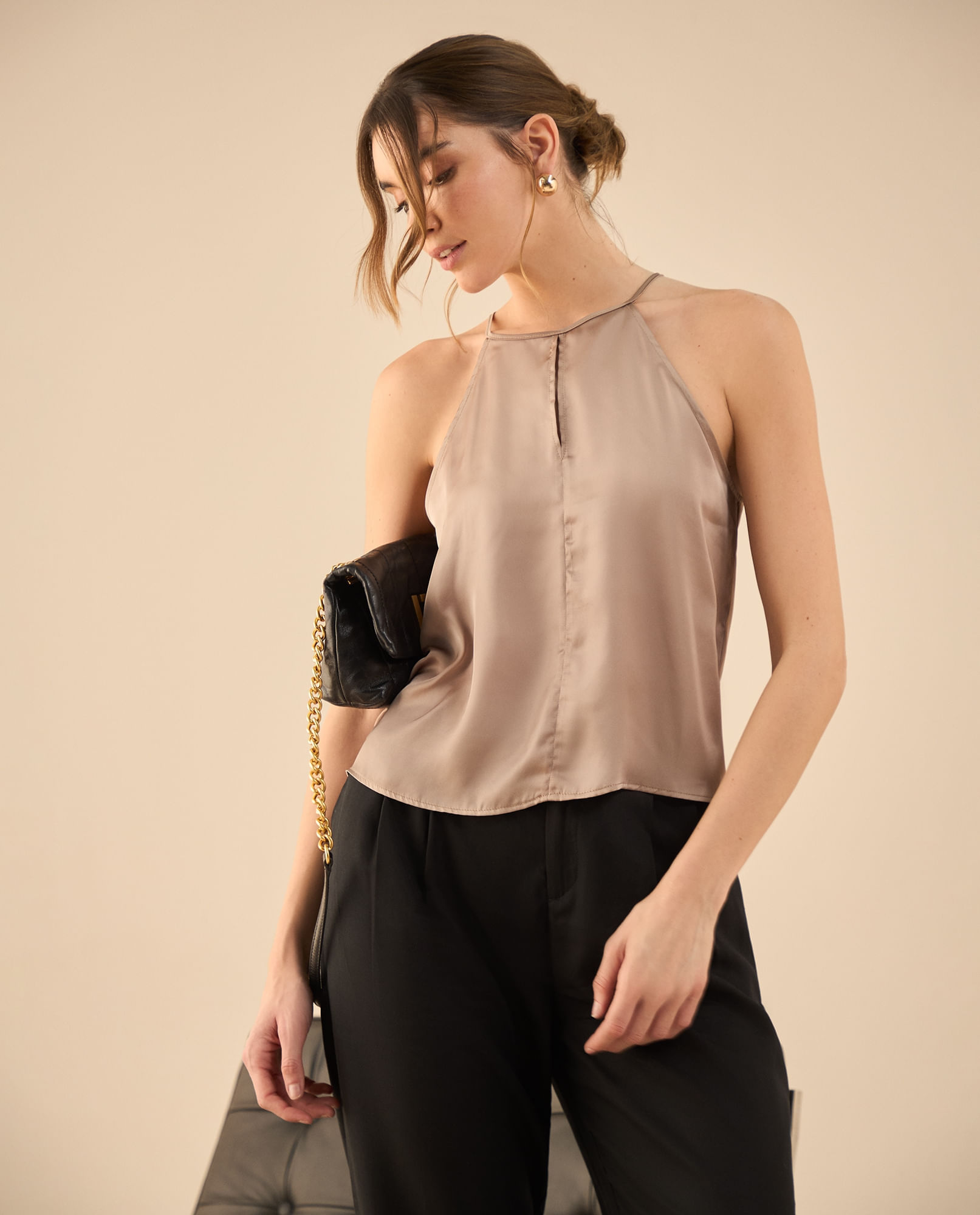 Camisa de tiras para mujer