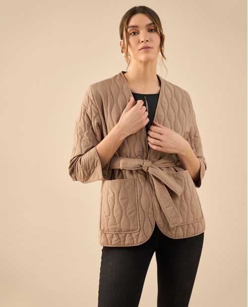 Chaqueta abullonada para mujer