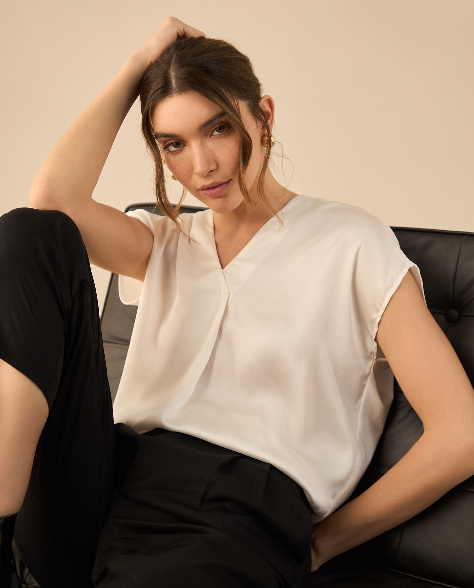 Lino Camisas Studio F Para Mujer Blusas Blusas Inspiradas Por