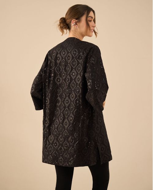 Chaqueta tipo kimono para mujer