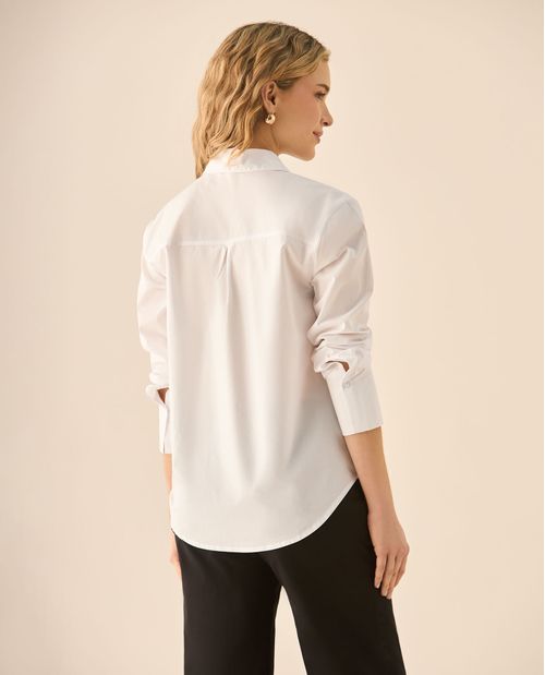 Camisa de manga larga para mujer