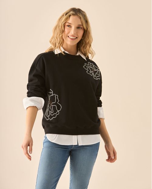 Buzo con lentejuelas para mujer