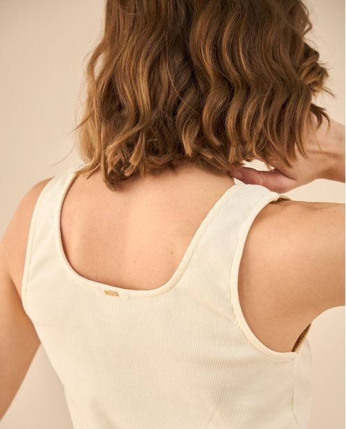 Camiseta de escote redondo para mujer