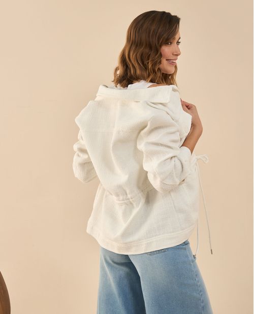 Chaqueta tejida para mujer