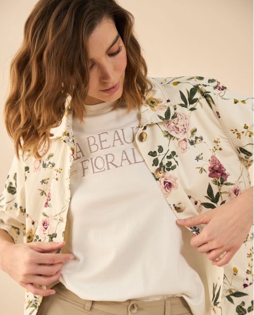 Camiseta manga corta para mujer