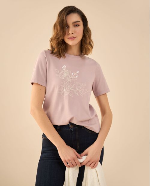 Camiseta manga corta para mujer