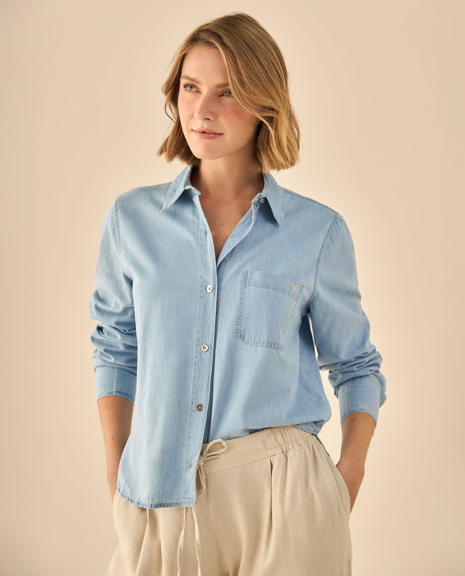 Enterizo Jean Con Camisa Enterizos De Jean Para Mujer ESPRIT LATAM